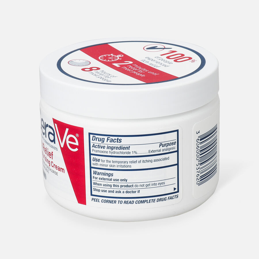 CeraVe Moisturizing Cream for Itch Relief, 12 oz., , large image number 1