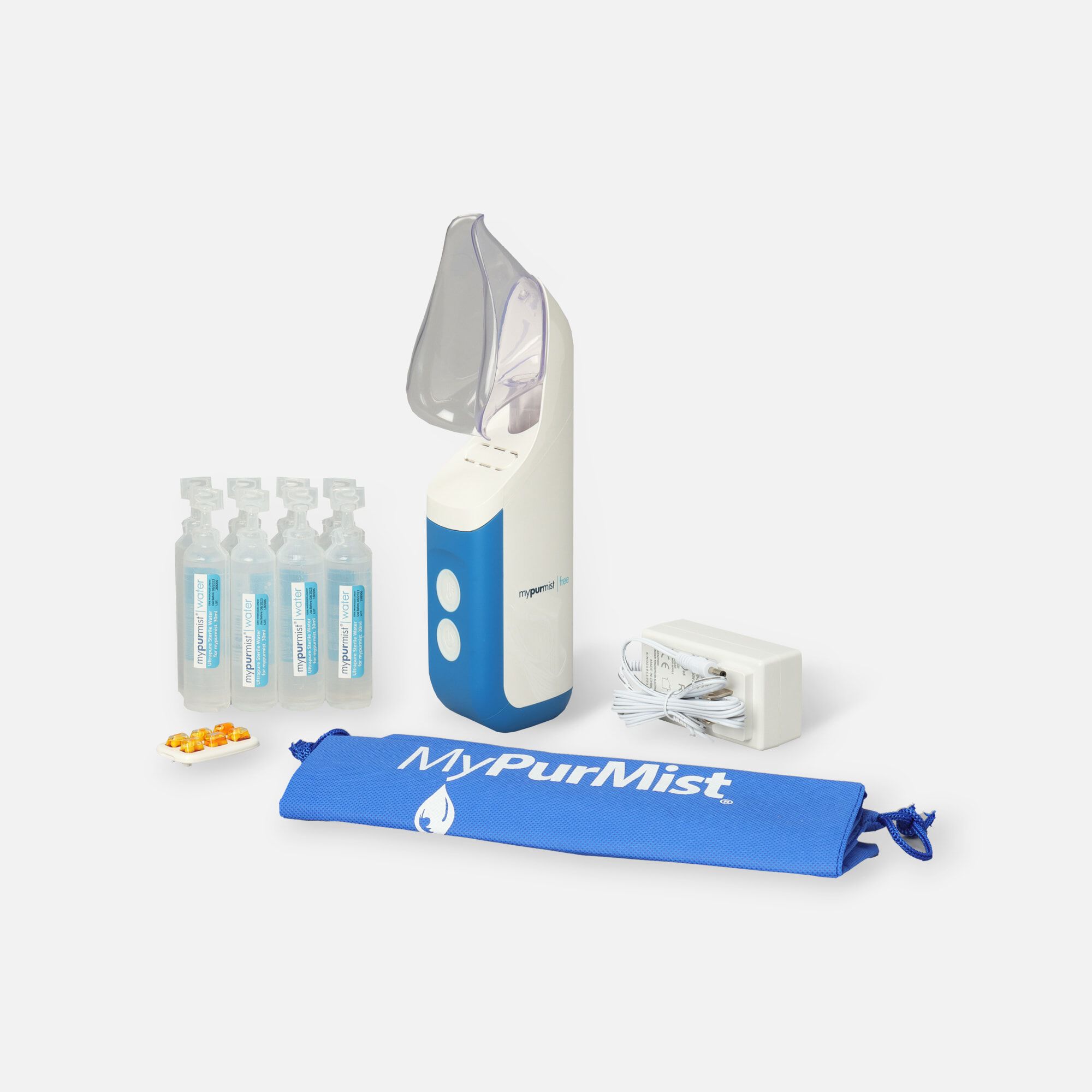 MyPurMist Free Cordless Ultrapure Steam Inhaler, , large