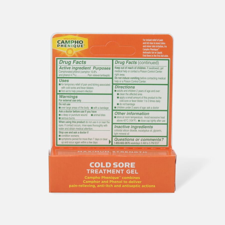 Campho-Phenique Cold Sore Treatment, .23 oz., , large image number 2