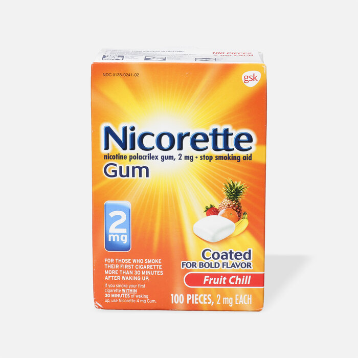 Nicorette Gum White Ice Mint, 2 mg, 100 ct., , large