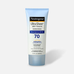 Neutrogena Ultra Sheer SPF 70 Dry-Touch Sunscreen, 3 oz.