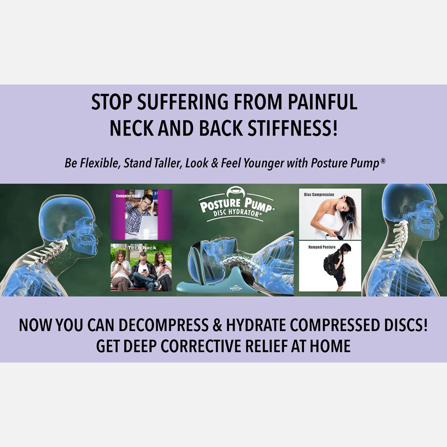 Posture Pump&reg; Dual Disc Hydrator&reg;, Relieves Neck Pain, Model 1400-D, , large image number 4