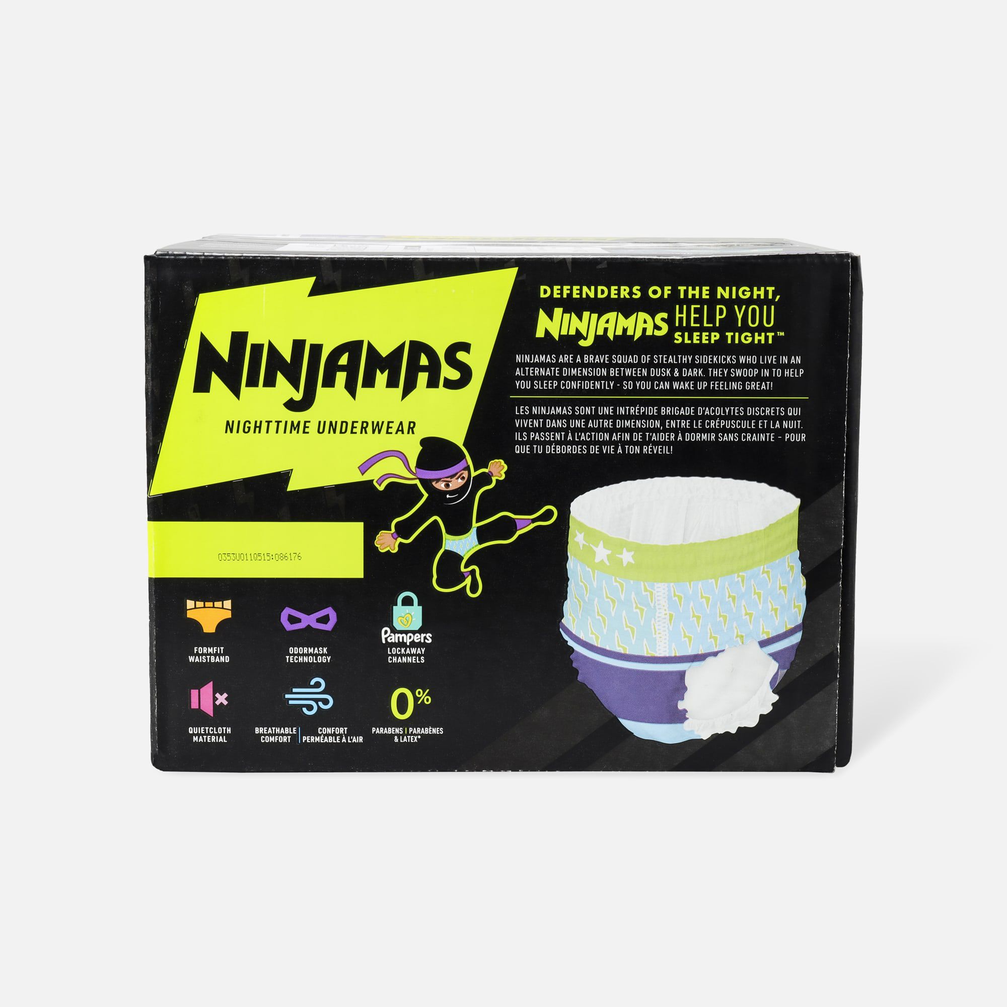 Ninjamas Nighttime Bedwetting Underwear for Boys, , large