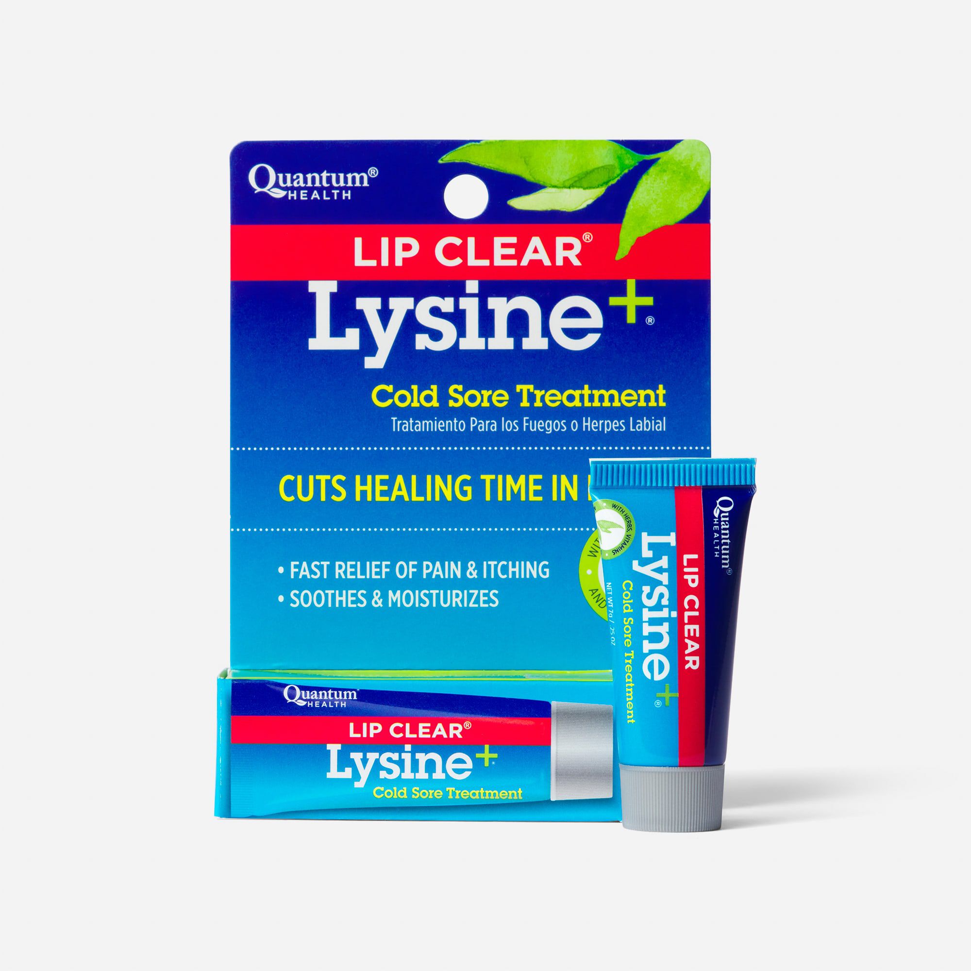 Quantum Health Lip Clear Lysine+ Cold Sore Treatment, 0.25 oz.