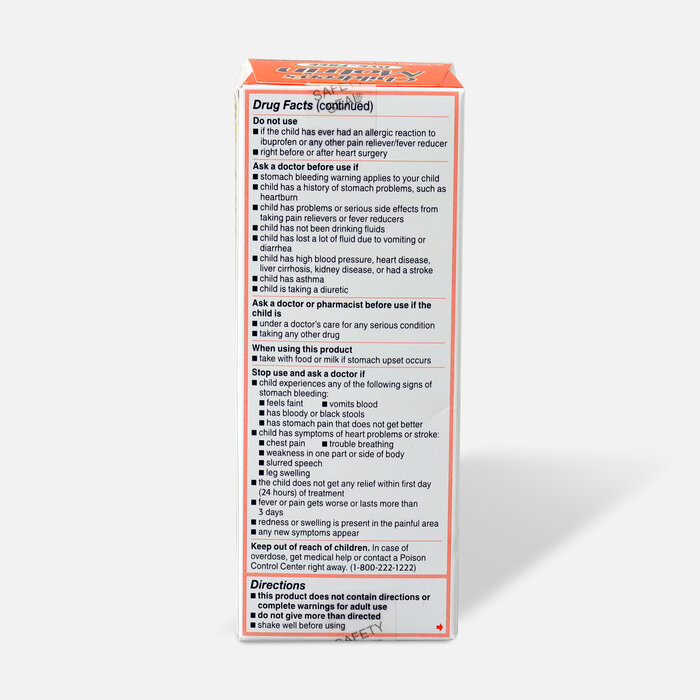 Children's Motrin Pain Reliever/Fever Reducer Liquid, Dye-Free, Original Berry, 4 fl oz., , large