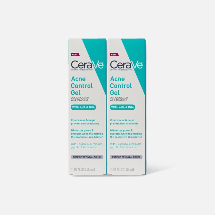 CeraVe Salicylic Acid Acne Treatment Gel (2-Pack), , large