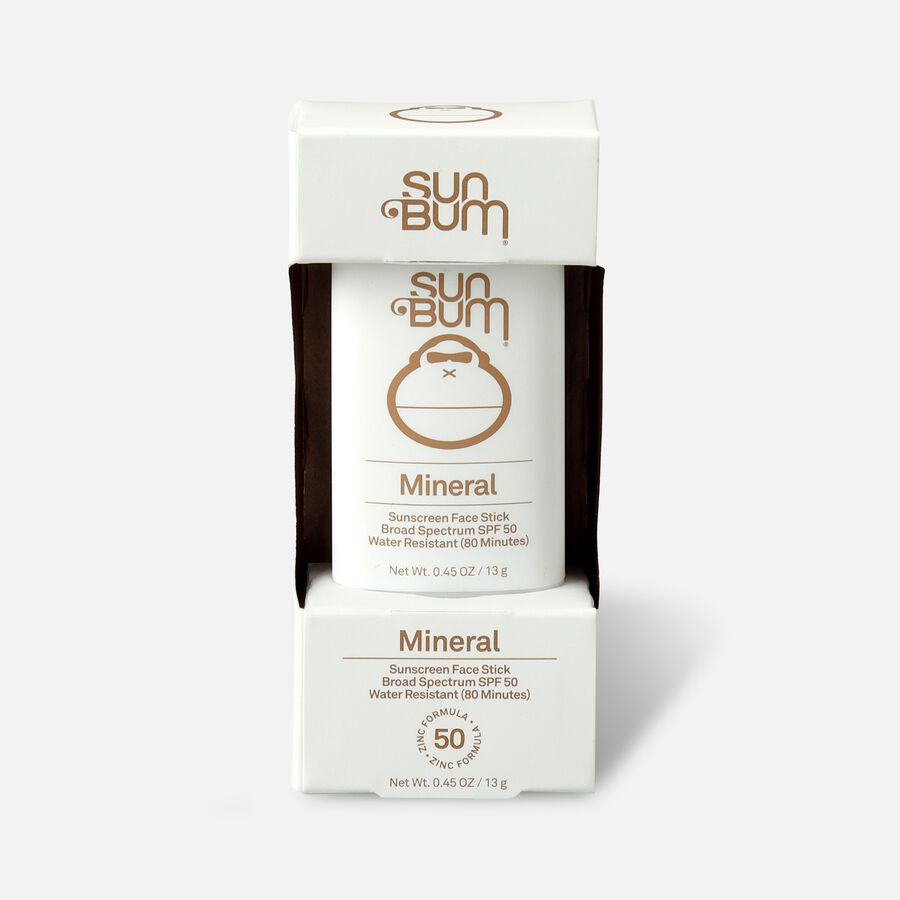 Sun Bum Mineral Sunscreen Face Stick SPF 50, .45 oz., , large image number 0