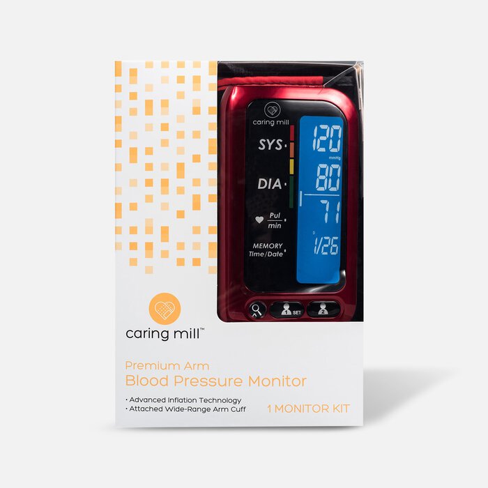 Caring Mill™ Upper Arm Blood Pressure Monitor, , large
