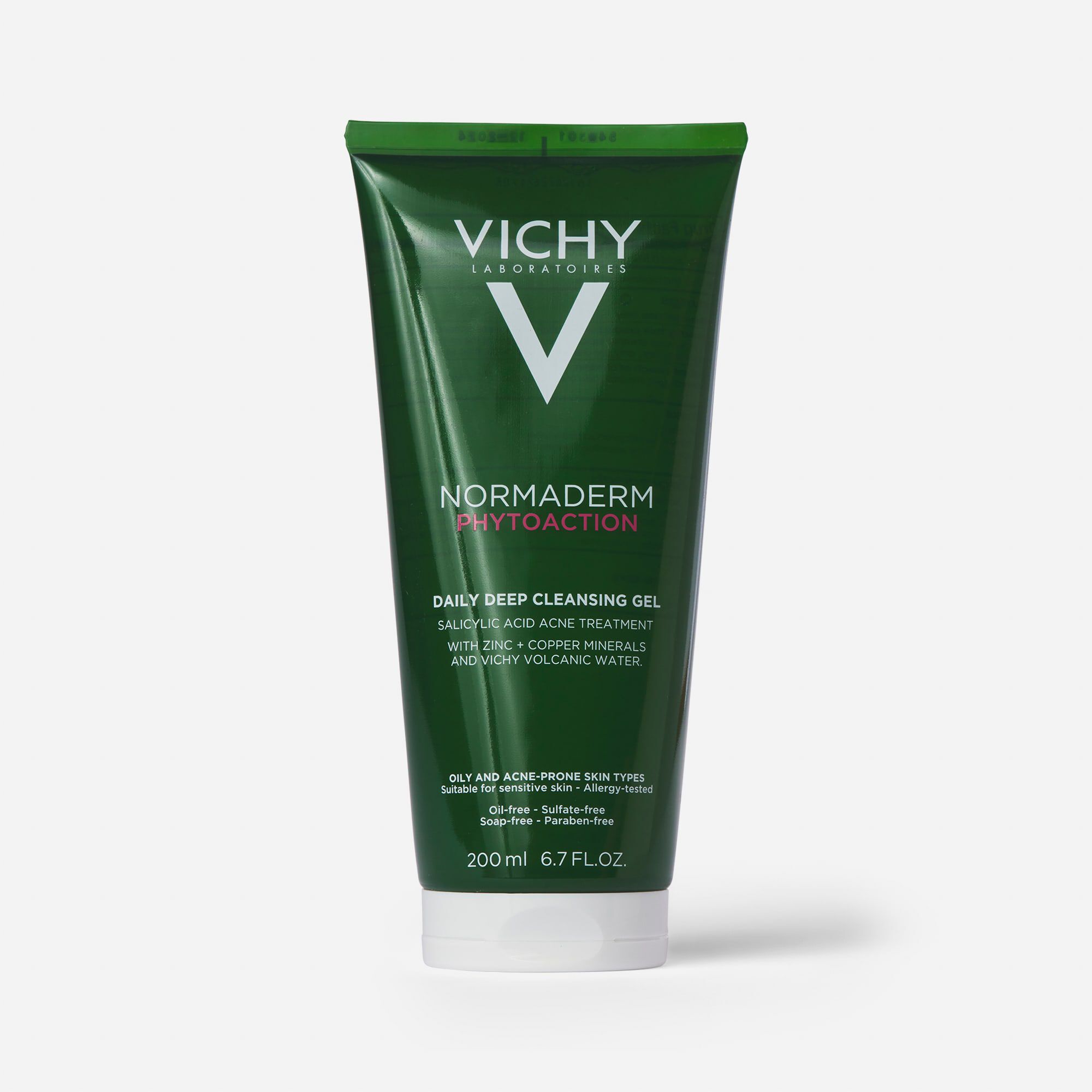 Vichy Normaderm PhytoAction Daily Deep Cleansing Gel with Salicylic Acid, 6.7 oz., , large
