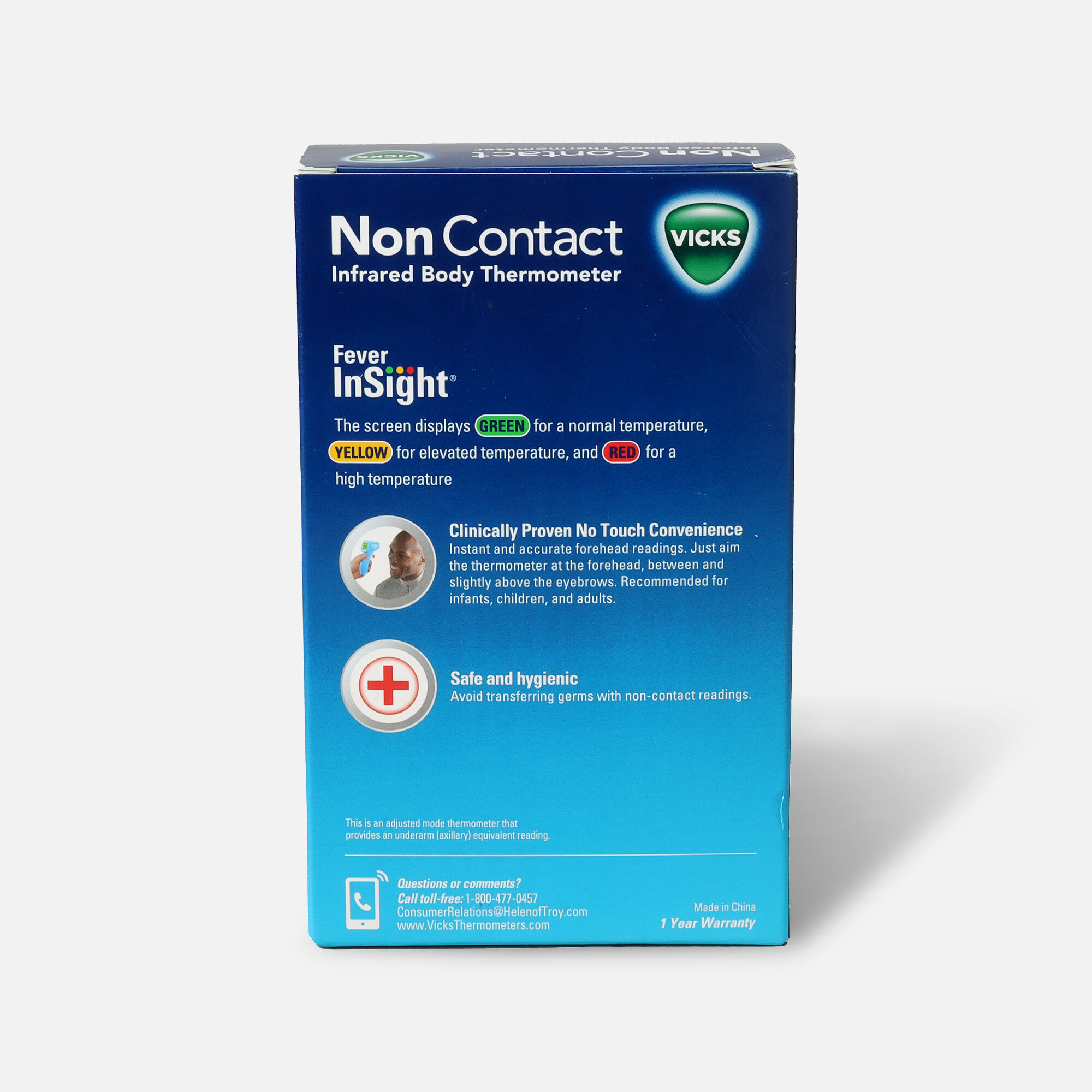 Vicks Non Contact Infrared Body Thermometer, , large