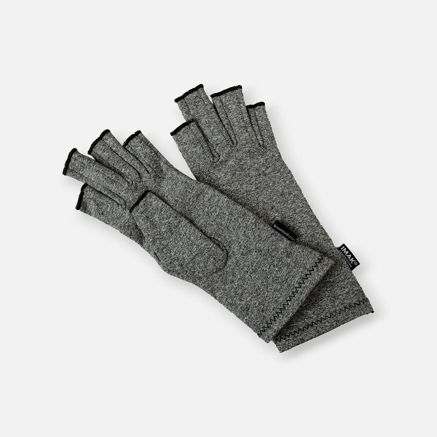 IMAK Compression Arthritis Gloves, Gray, Large, Gray, large image number 4
