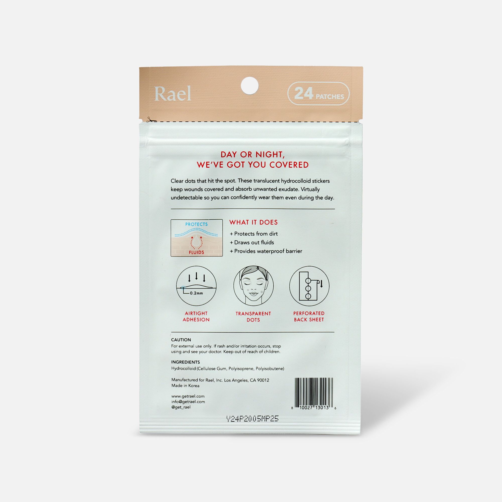 Rael Beauty Miracle Patch Invisible Spot Dot, 24 ct., , large