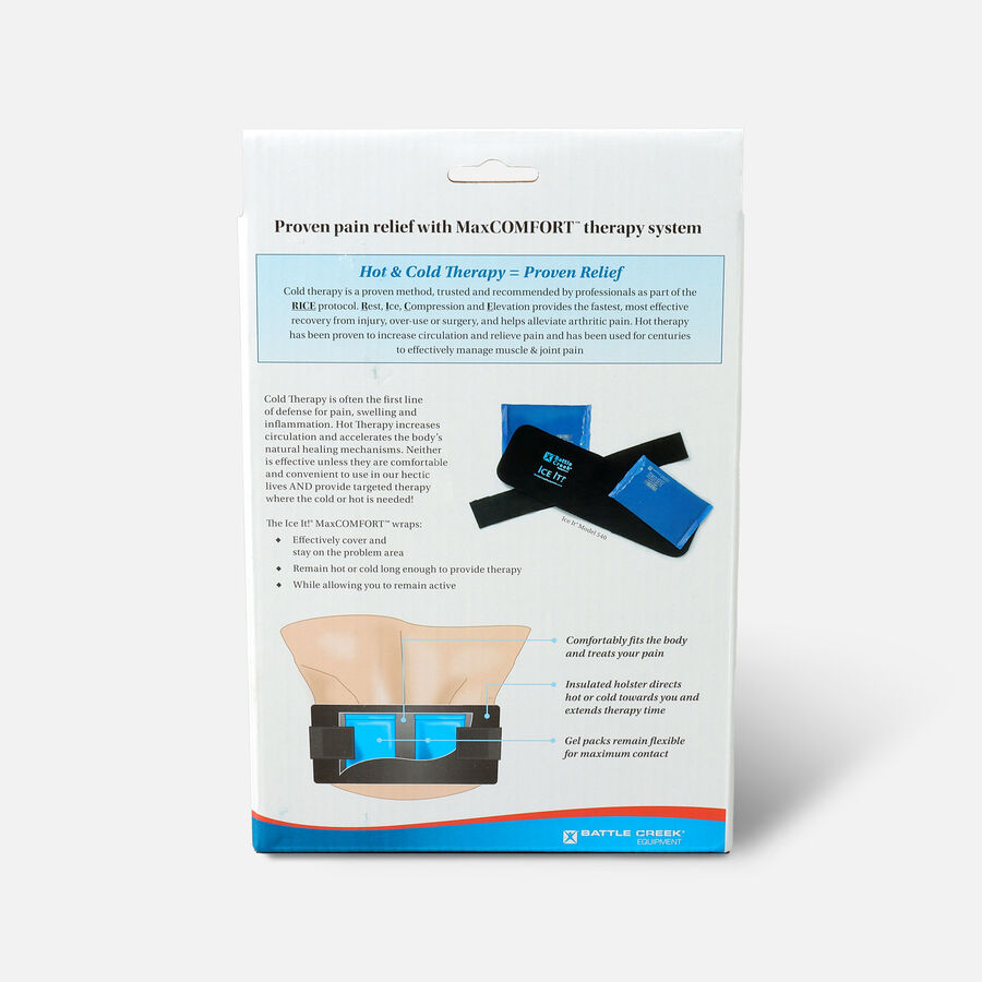 Battle Creek Ice It!&reg; ColdCOMFORT&trade; System with Strap Model 540, 6" x 18", , large image number 1