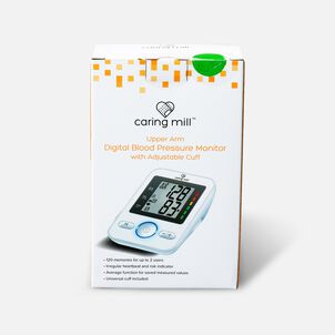 Caring Mill&trade; Upper Arm Digital Blood Pressure Monitor with Adjustable Cuff