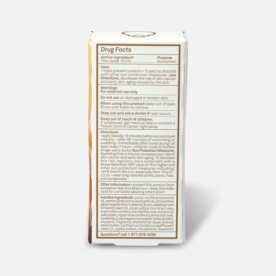 Sun Bum Mineral Sunscreen Face Stick SPF 50, .45 oz., , large image number 1