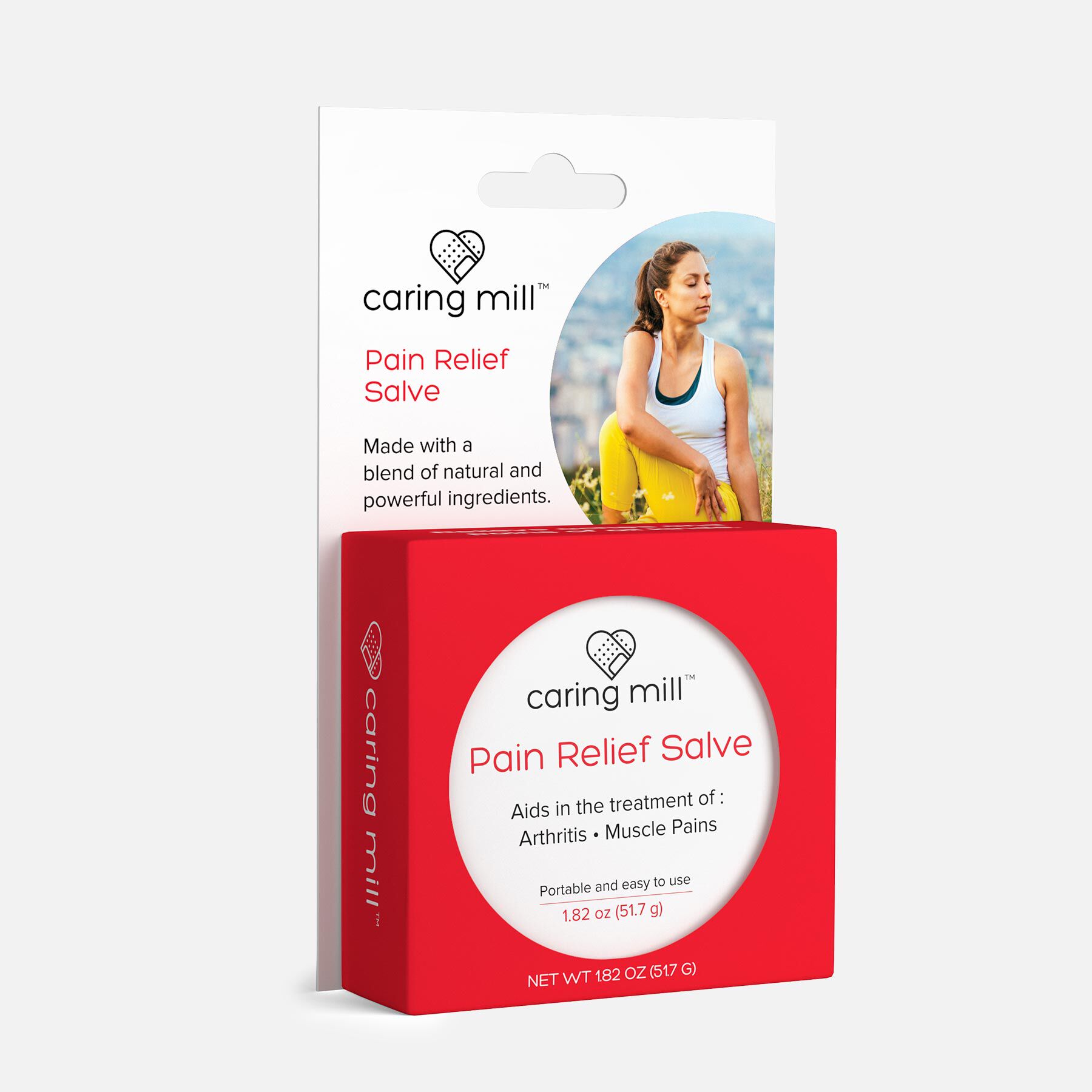 Caring Mill™ Pain Relief Tin, 1.82 oz., , large