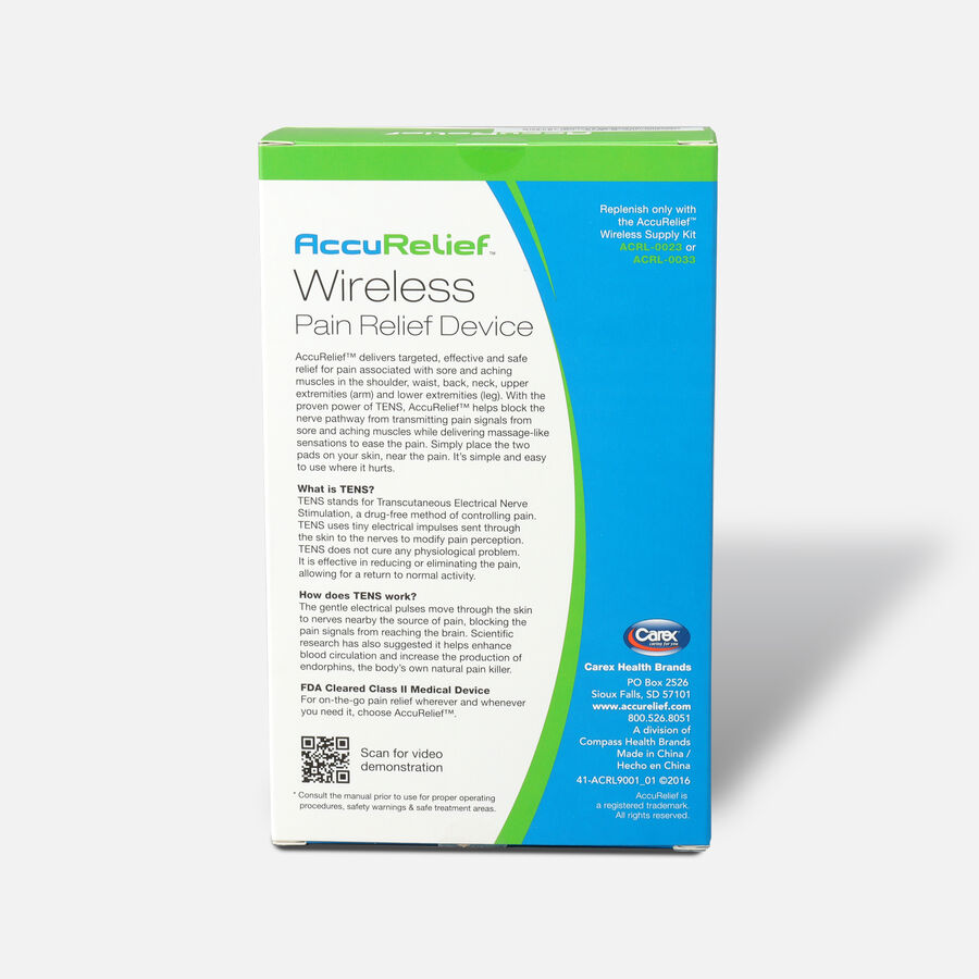 AccuRelief&trade; Wireless Remote Control TENS, , large image number 1