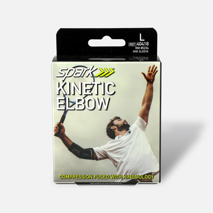 Spark Kinetic Compression Elbow Sleeve, Large, , large