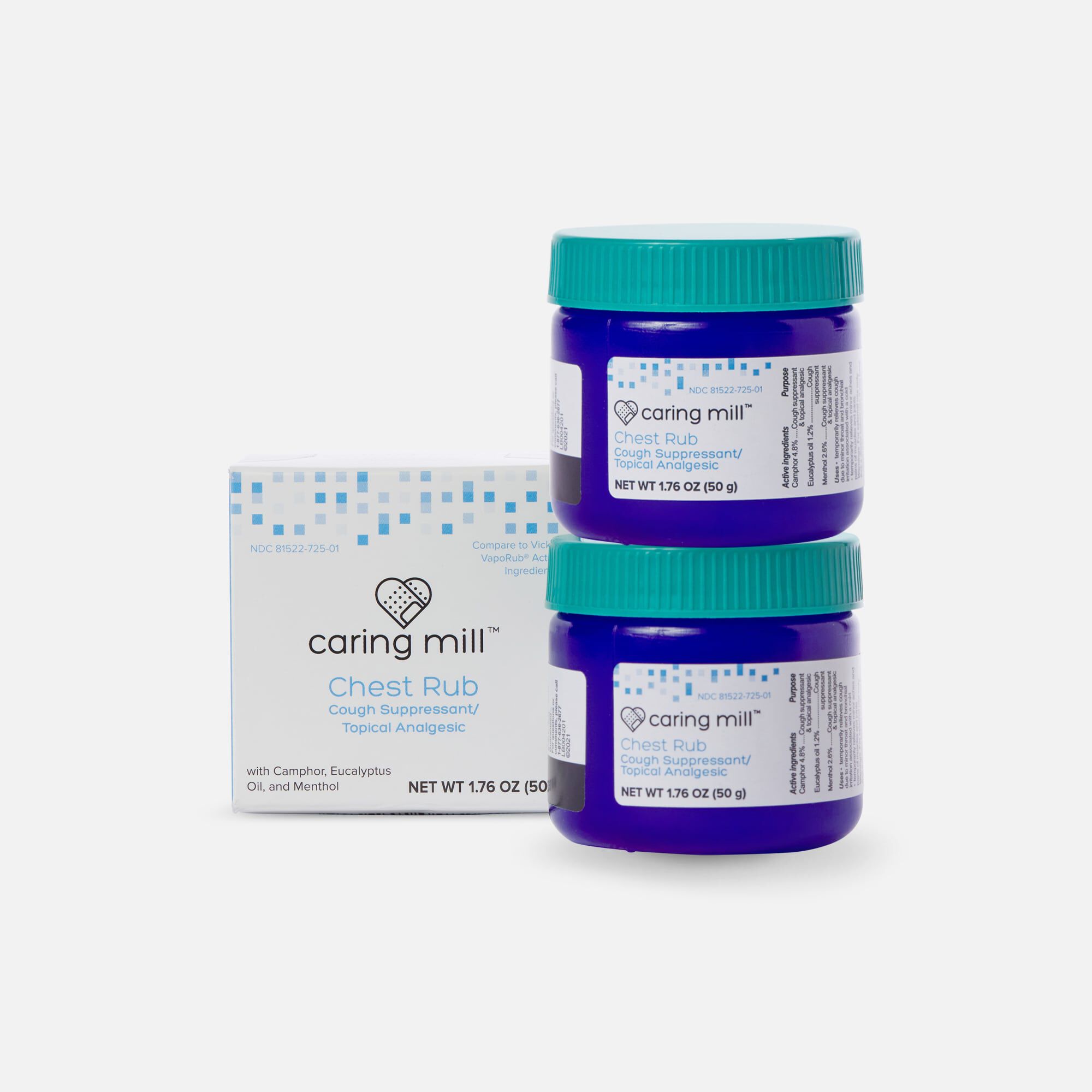 Caring Millâ¢ Adult Chest Rub 1.76 oz. (2-Pack)