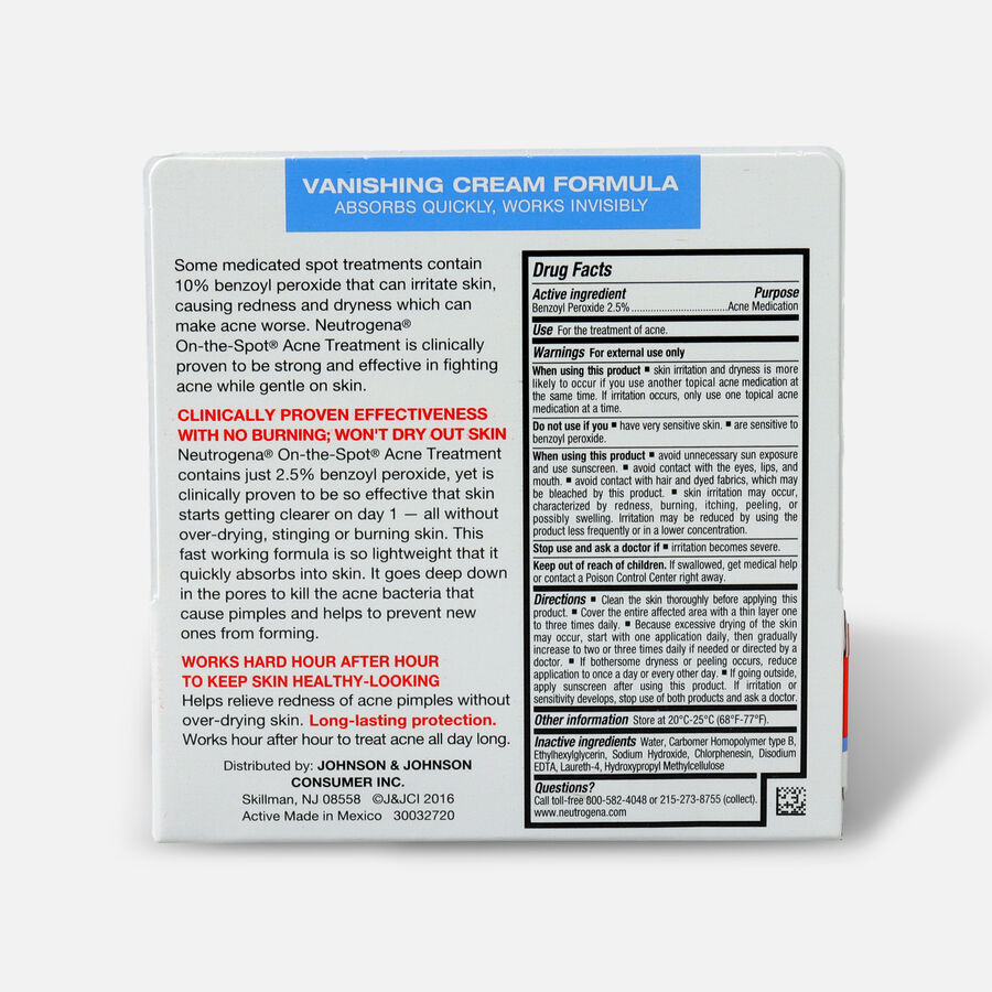 Neutrogena On-The-Spot Acne Treatment, .75 oz., , large image number 1