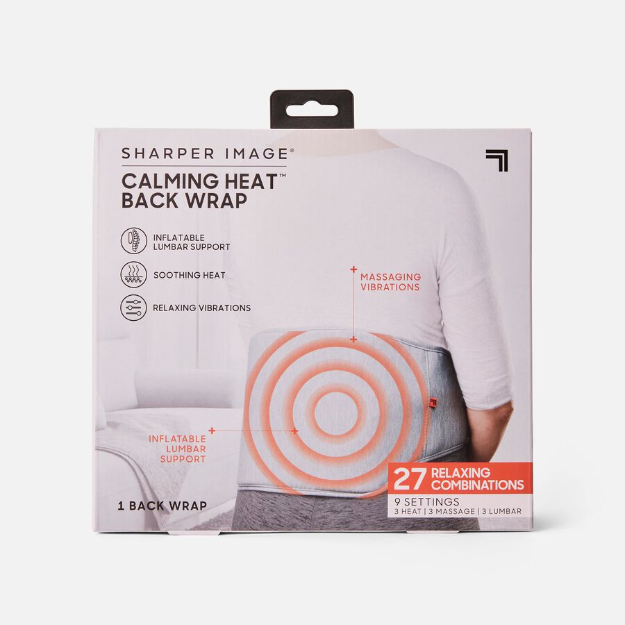 Sharper Image Calming Heat Back Wrap, , large image number 0