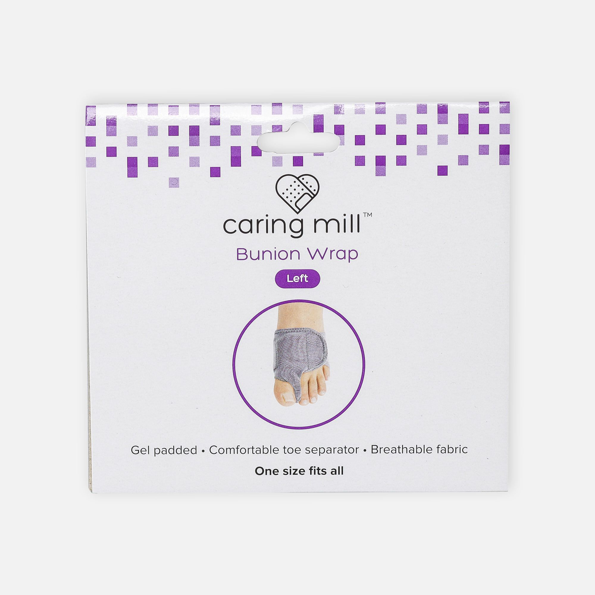 Caring Millâ¢ Bunion Wrap, Left