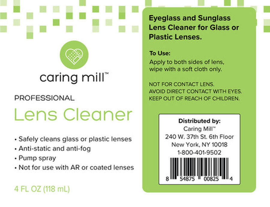 Caring Mill&trade; Lens Cleaning Spray 4 oz., , large image number 1
