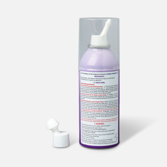 NeilMed NasaMist All in One Nasal Wash Saline Spray Canister, , large