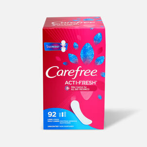 Carefree Acti-Fresh Long Pantiliners, Unscented