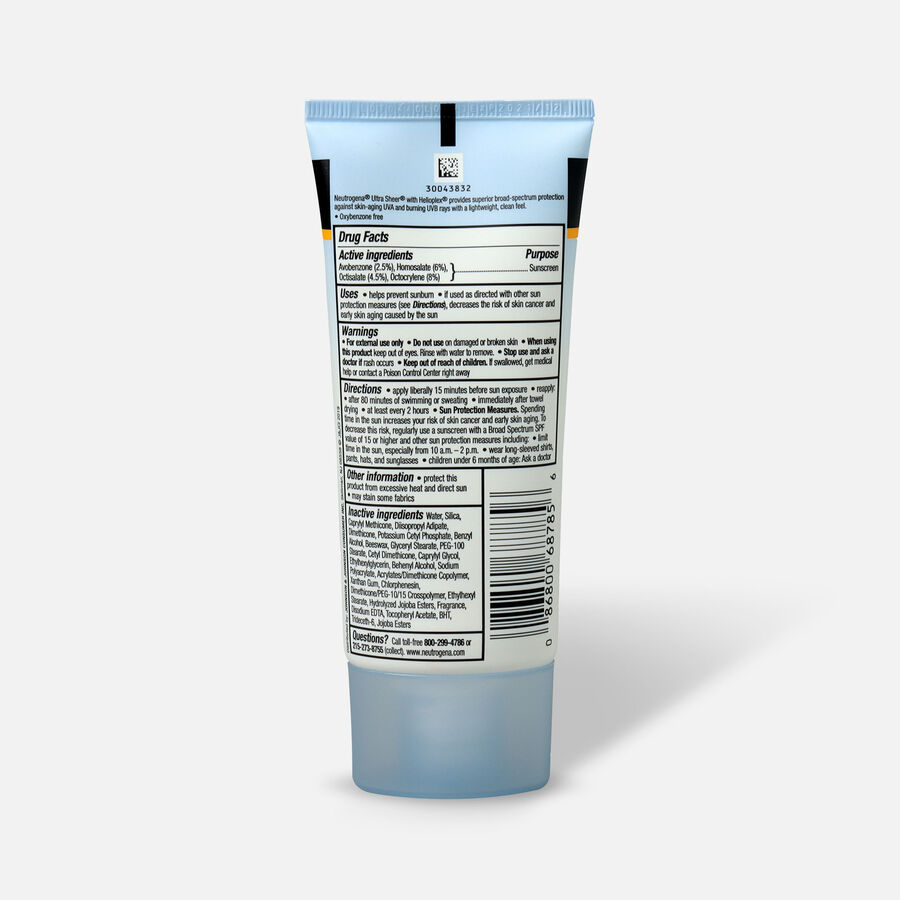 Neutrogena Ultra Sheer Dry-Touch Sunscreen SPF 30, 3 oz., , large image number 1