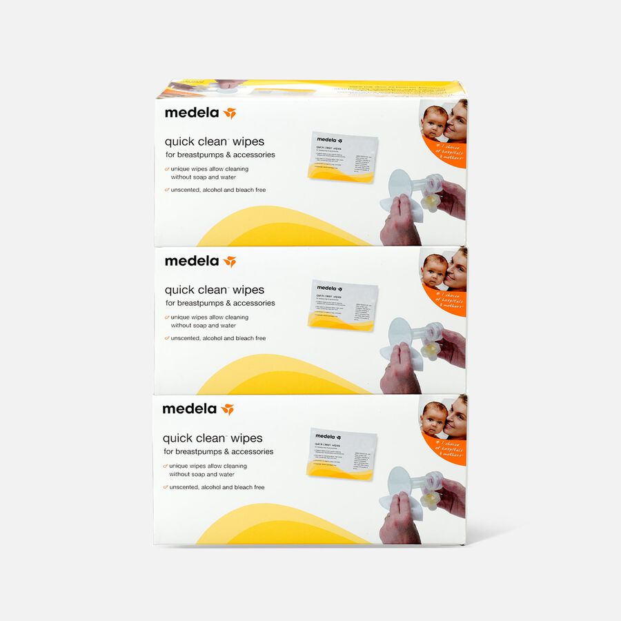 Medela Quick Clean Wipes, 40 ct. (3-Pack), , large image number 0