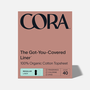 Cora Organic Cotton Ultra Thin Period Liners, 40 ct., , large image number 1