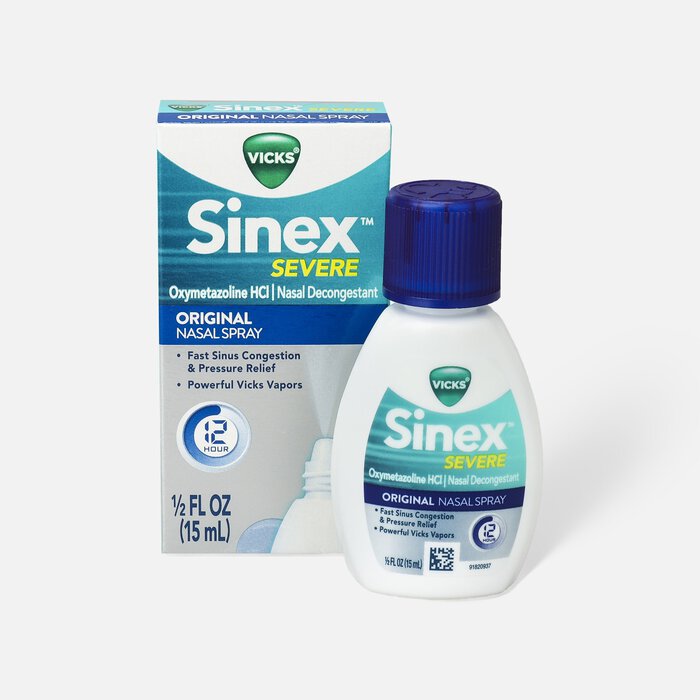 Vicks Sinex Severe Nasal Spray, Original, , large