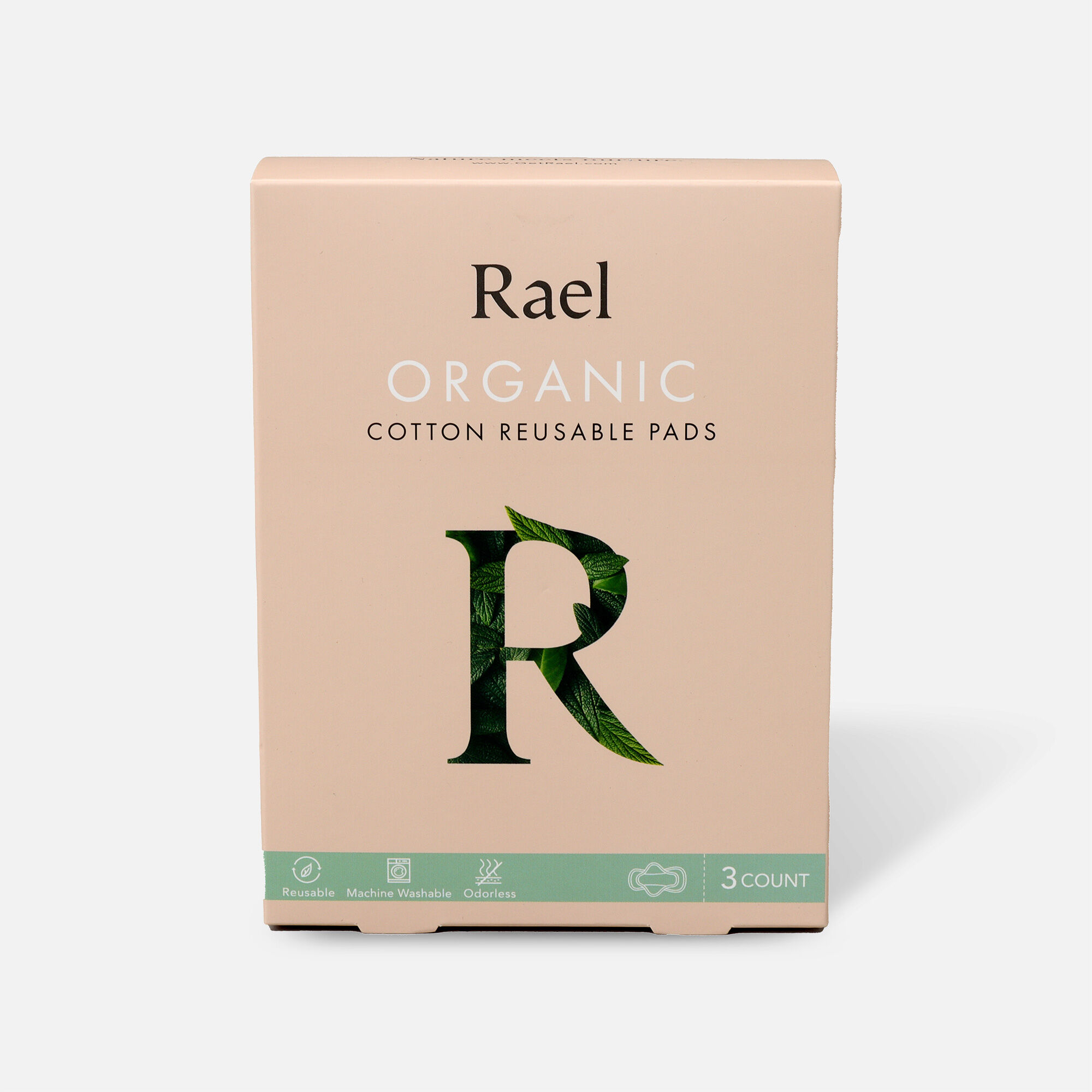 Rael Organic Cotton Reusable Pads, , large