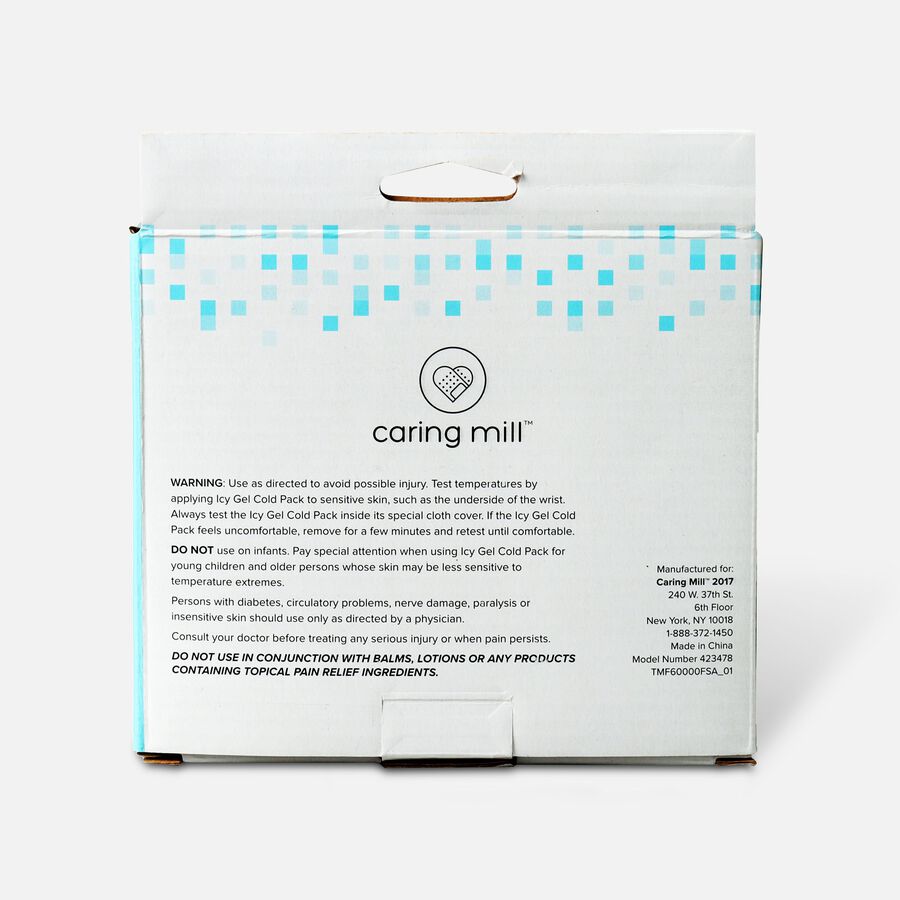 Caring Mill&trade; Icy Gel Cold Pack with Holster - 11" x 6", , large image number 1
