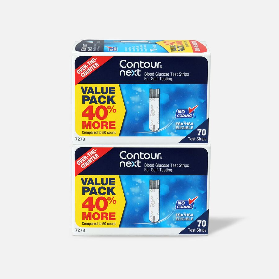 Bayer Contour Next Blood Glucose Test Strip - 70 ct. (2-Pack), , large image number 0