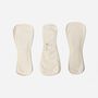 Rael Organic Cotton Reusable Pads for Bladder Leaks, Overnight/Nude, 3 ct., , large image number 1
