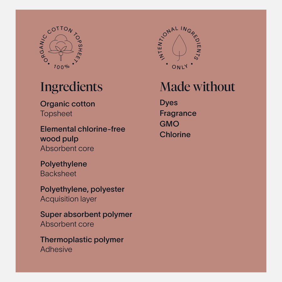 Cora Organic Cotton Ultra Thin Period Liners, 40 ct., , large image number 3