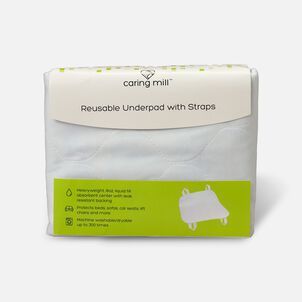 Caring Mill&trade; Reusable Underpad 34" x 35" Underpad with Straps