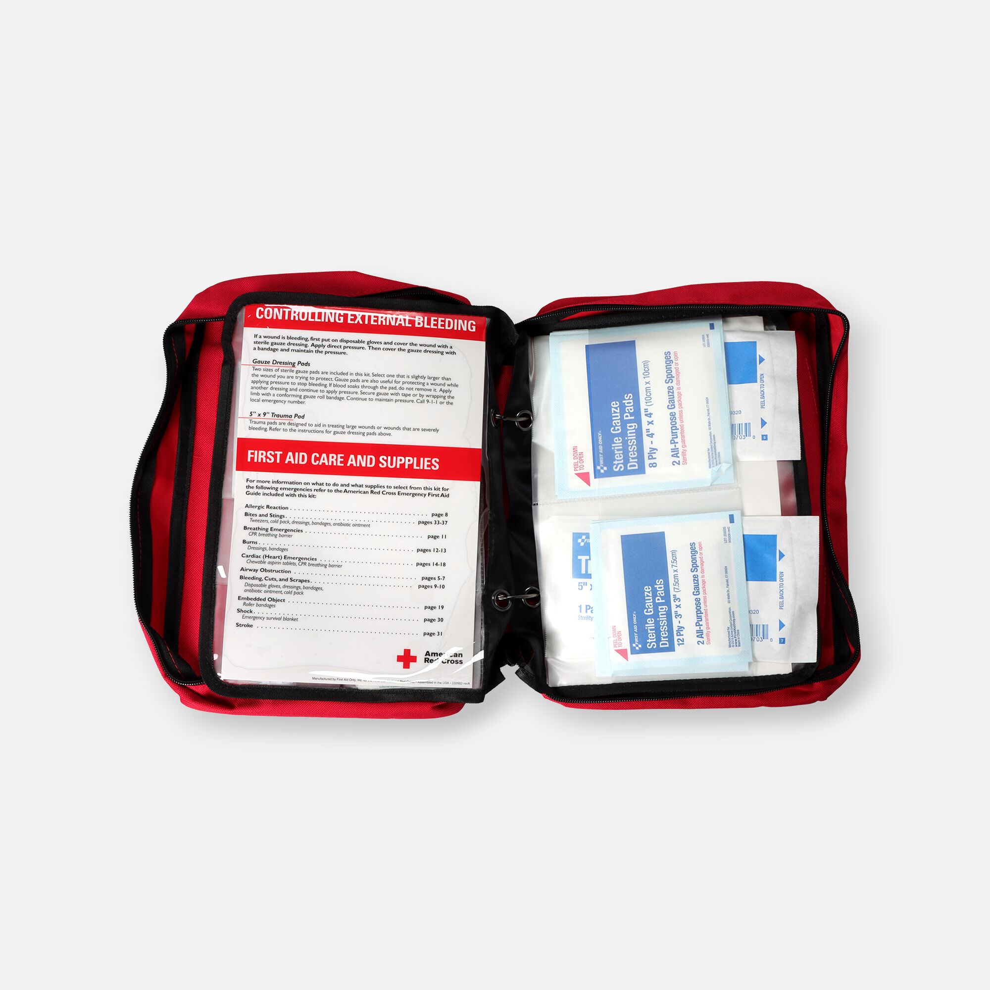 American Red Cross Deluxe Family First Aid Kit, , large