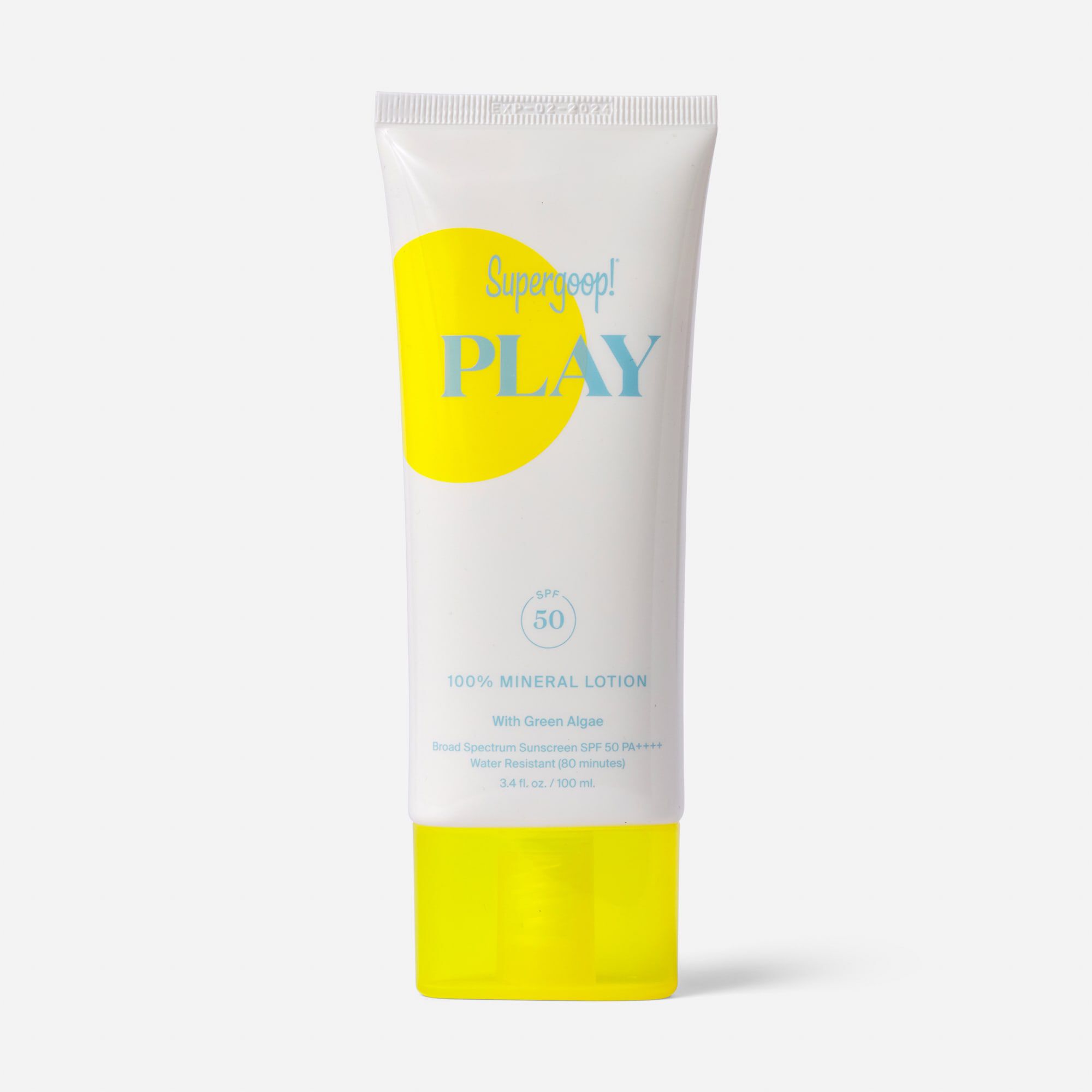 Supergoop PLAY 100% Mineral Lotion with Green Algae, SPF 50, 3.4 oz., , large