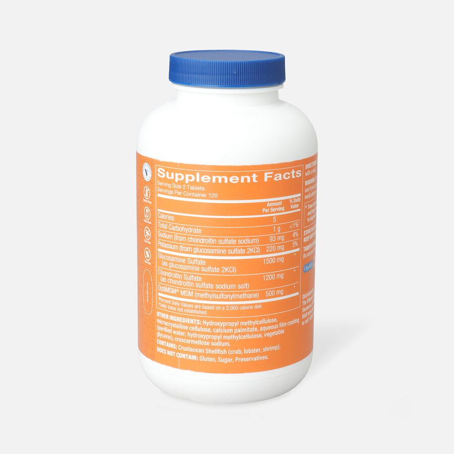 Vitamin Shoppe Triple Strength Glucosamine Chondroitin With MSM, Tablets, 240 ct., , large image number 1