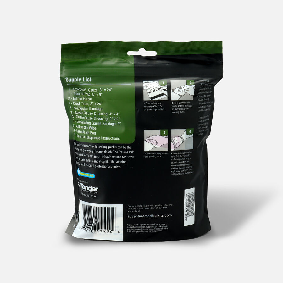Adventure Medical Trauma Pak with QuikClot, , large image number 1