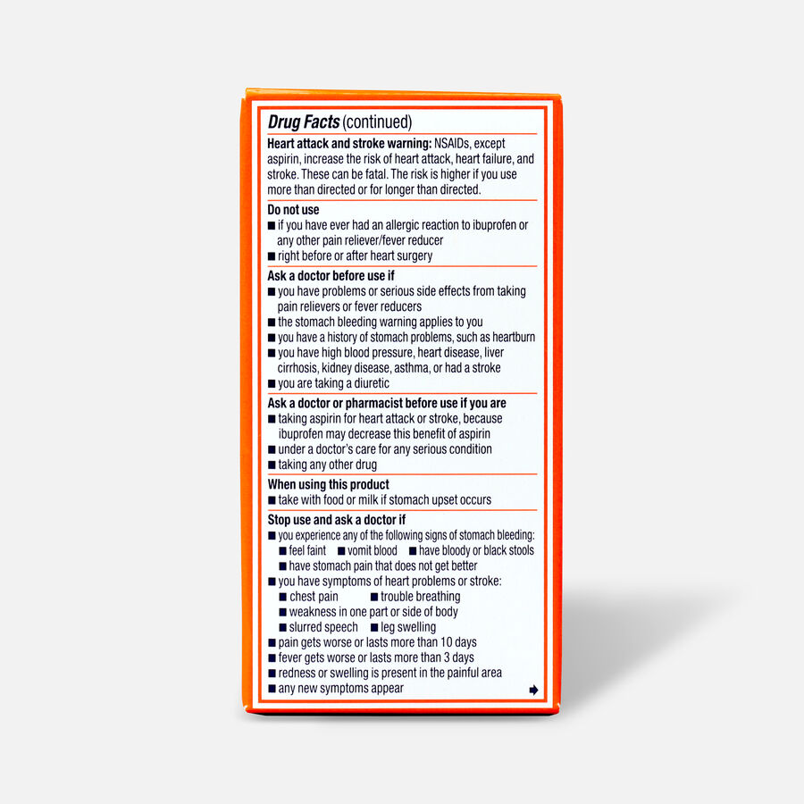 Motrin IB Pain Reliever and Fever Reducer Coated Caplets, 100 ct., , large image number 2