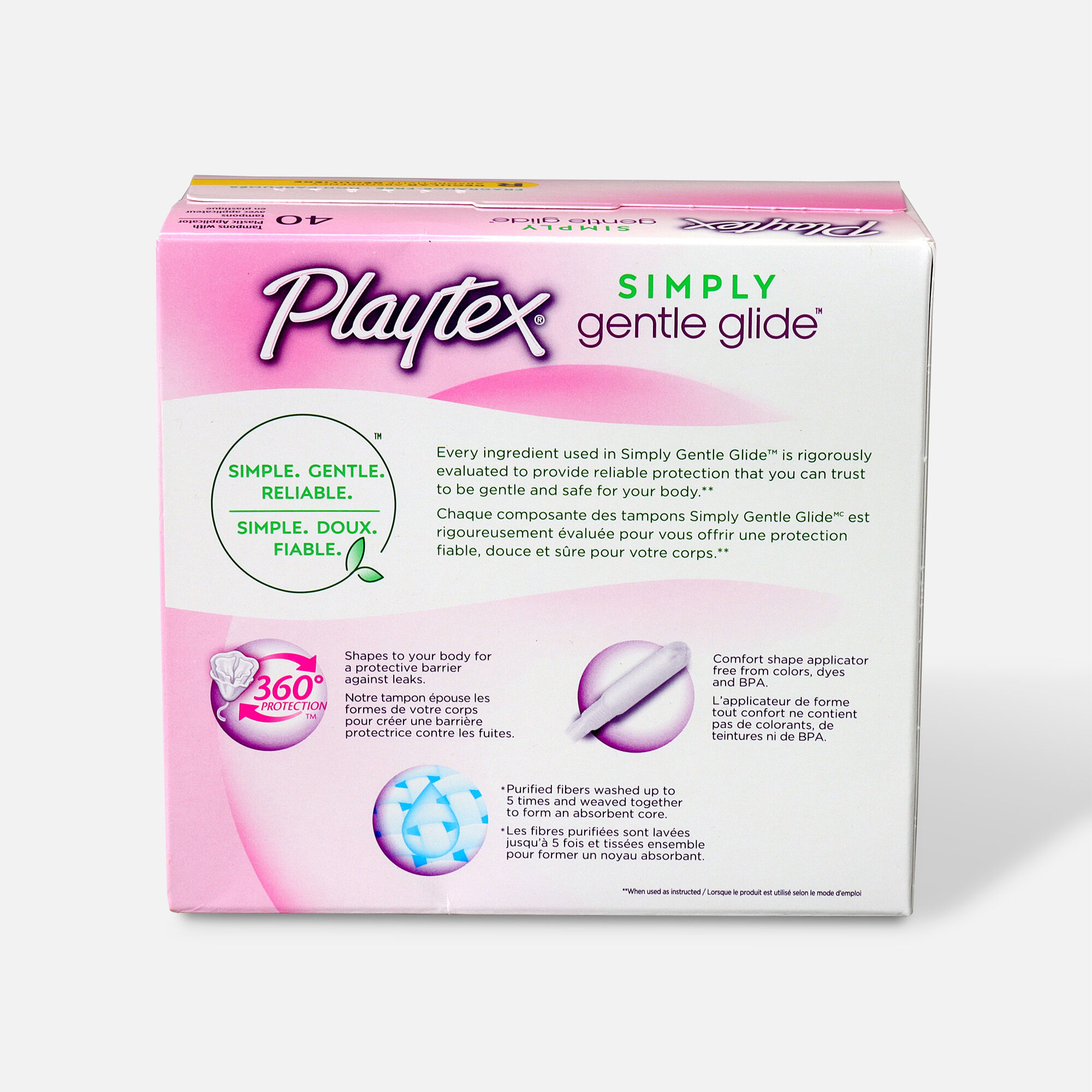 Playtex Gentle Glide Regular Tampons, , large