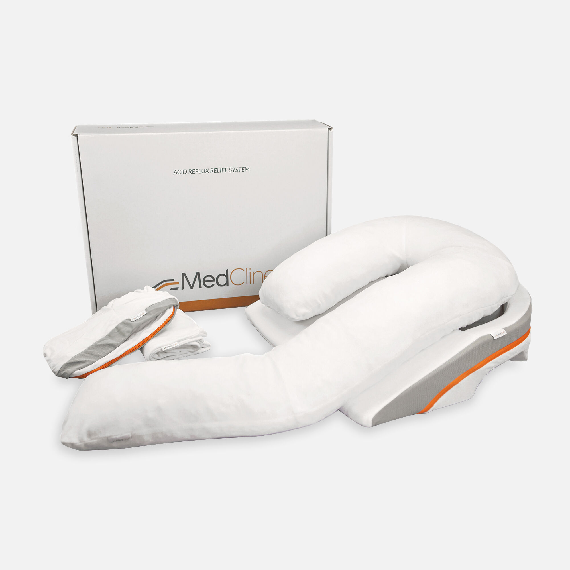 MedCline Acid Reflux Relief System + Extra Cases, L