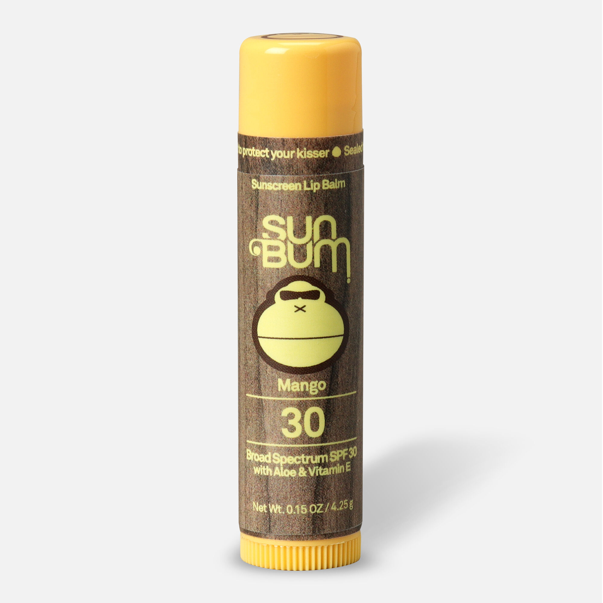 Sun Bum Lip Balm, SPF 30, Mango, .15 oz., , large