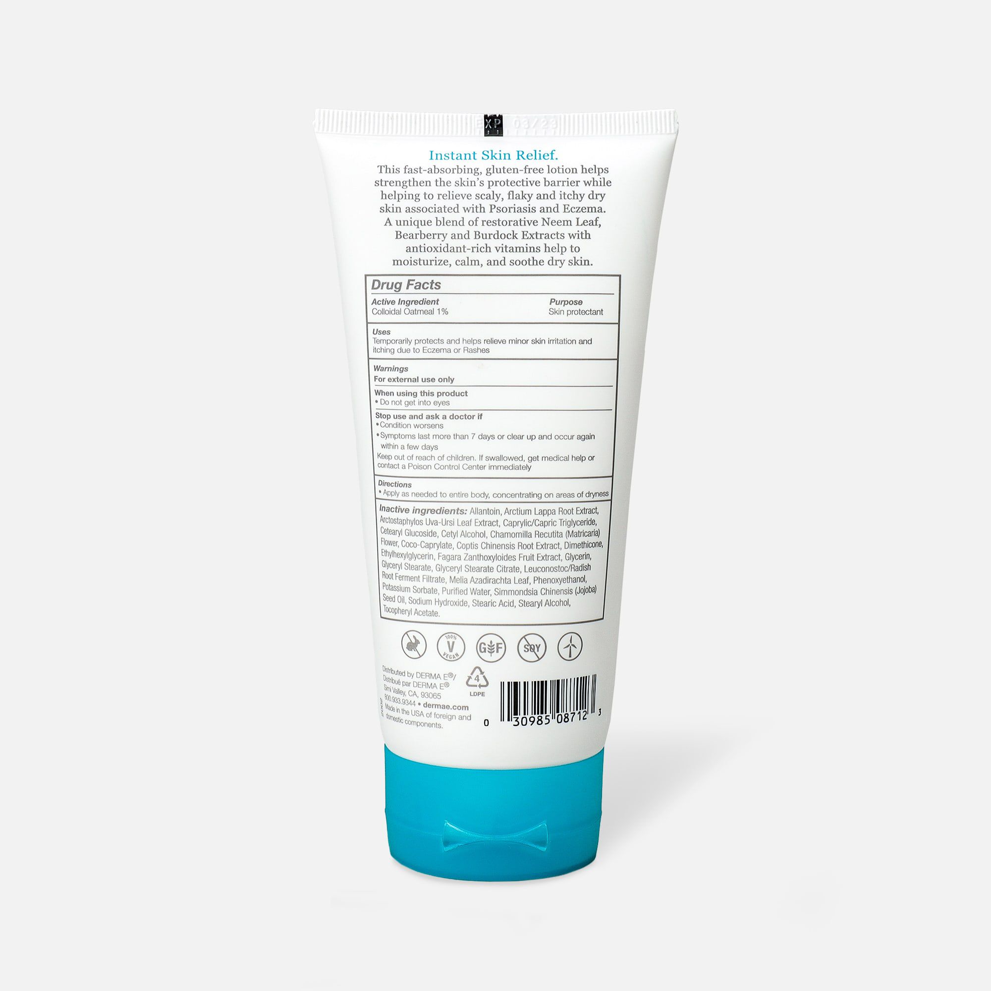 Derma E Eczema Relief Lotion, 6 oz., , large