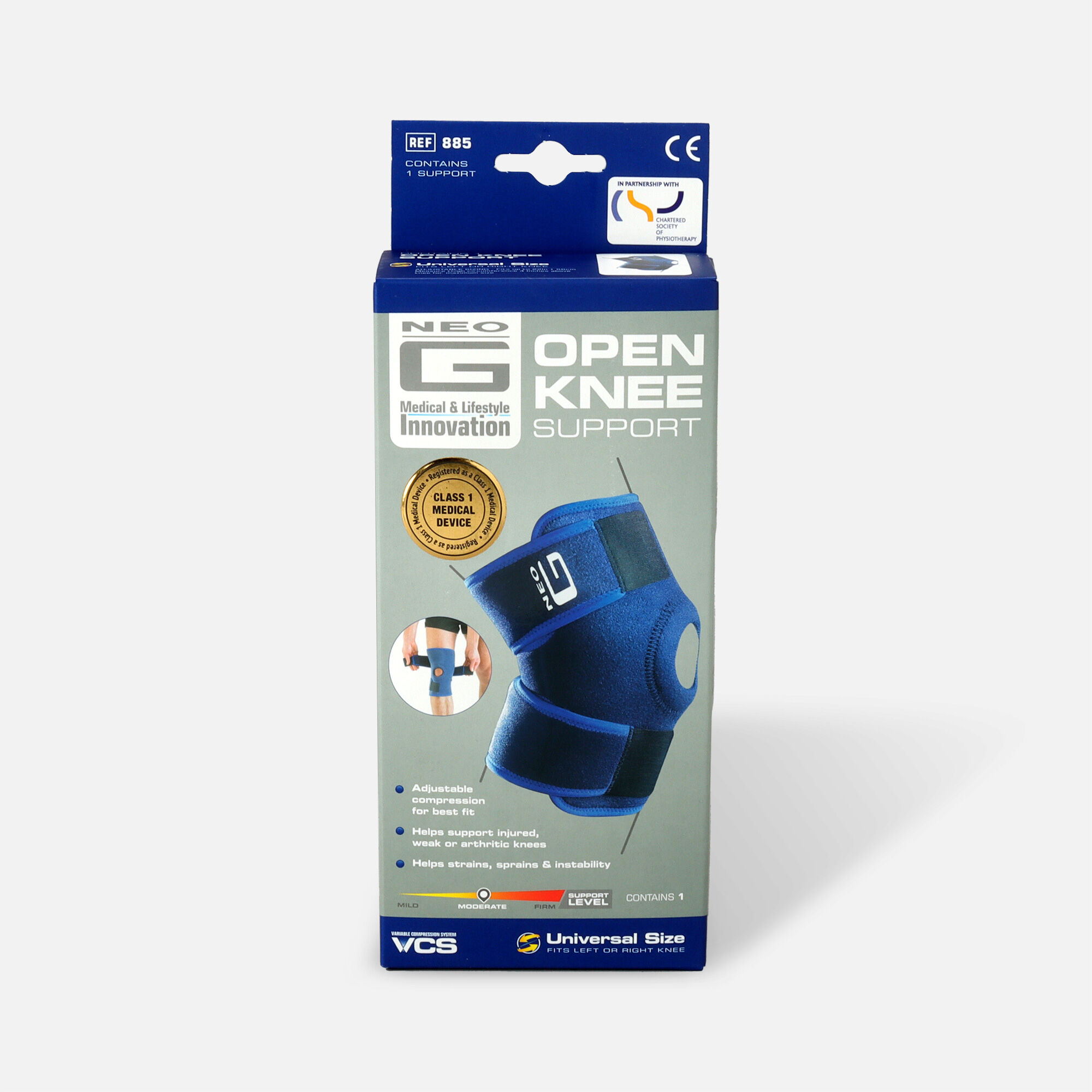 Neo G Open Knee Support, One Size