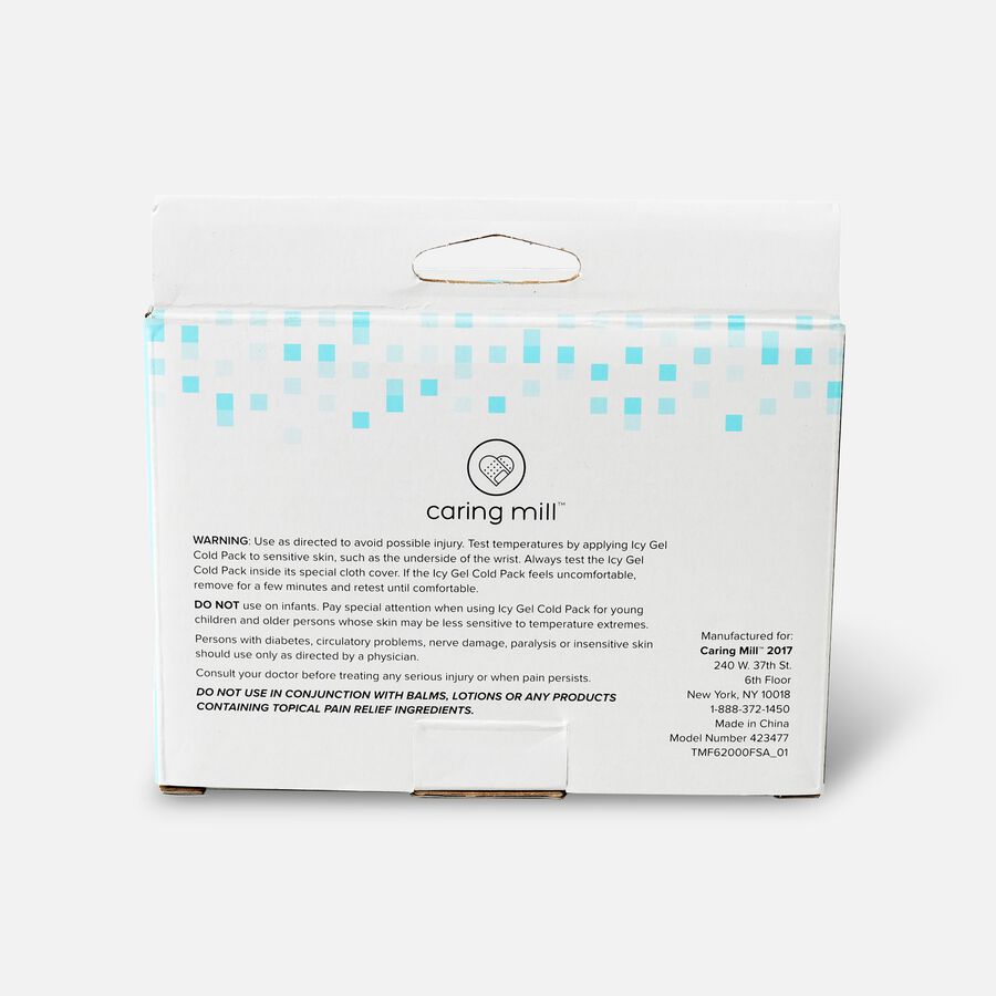 Caring Mill&trade; Icy Gel Cold Pack - Small 6" x 6", , large image number 2